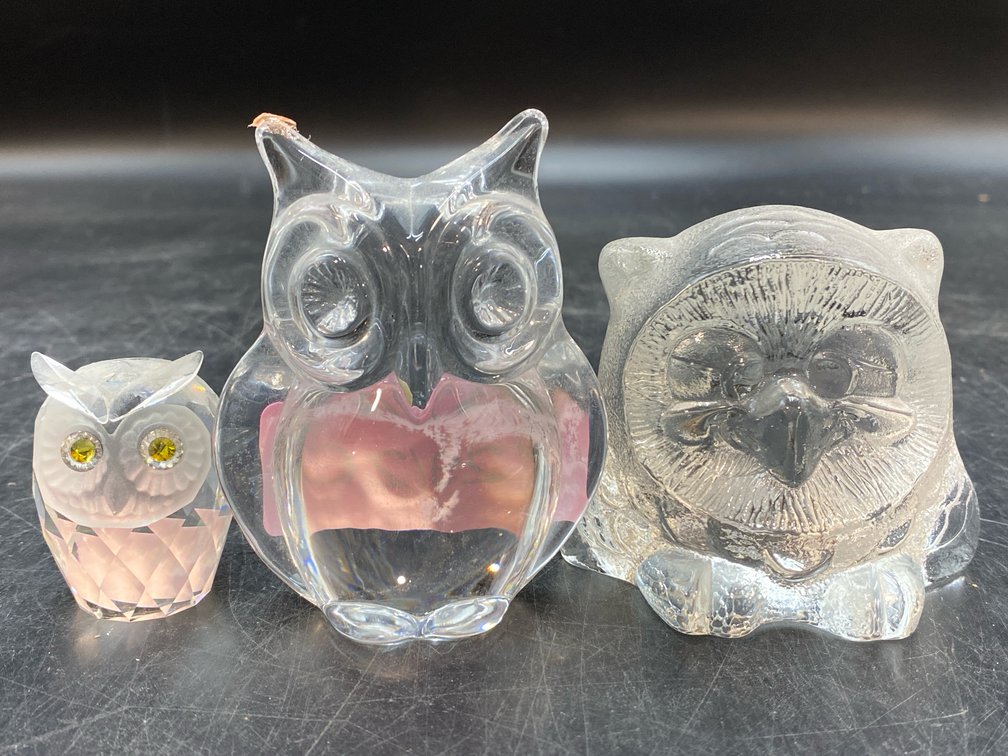 Owl Paperweight Assortment