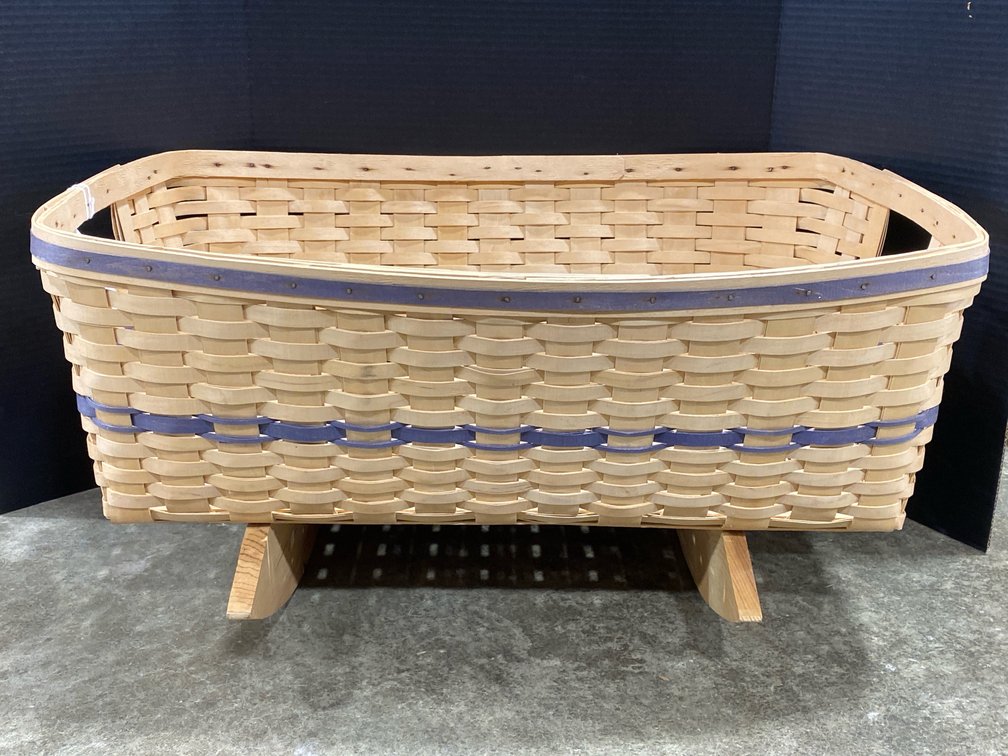 Longaberger Doll Cradle Basket