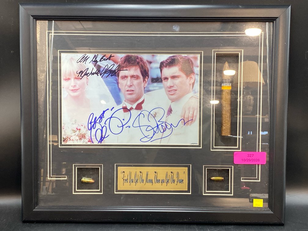 Scarface Shadow Box Wall Display