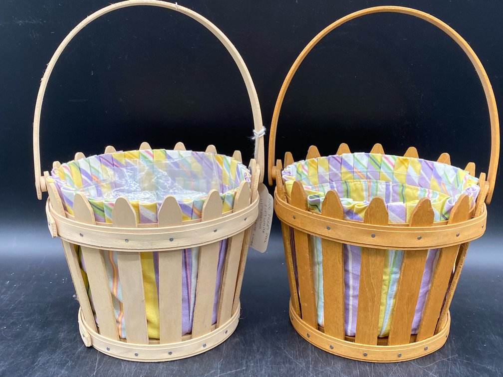 Longaberger Picket Pail Baskets