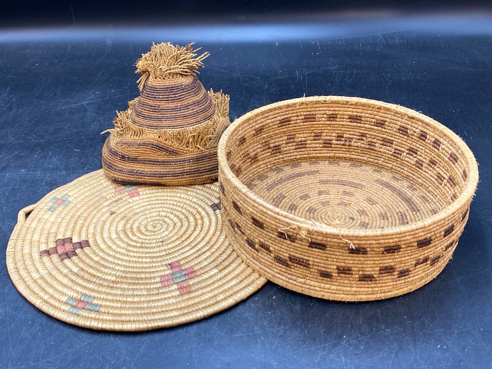 Vintage Handmade Coiled Articles