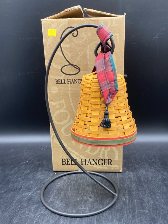 Longaberger Foundry Bell Hanger Basket