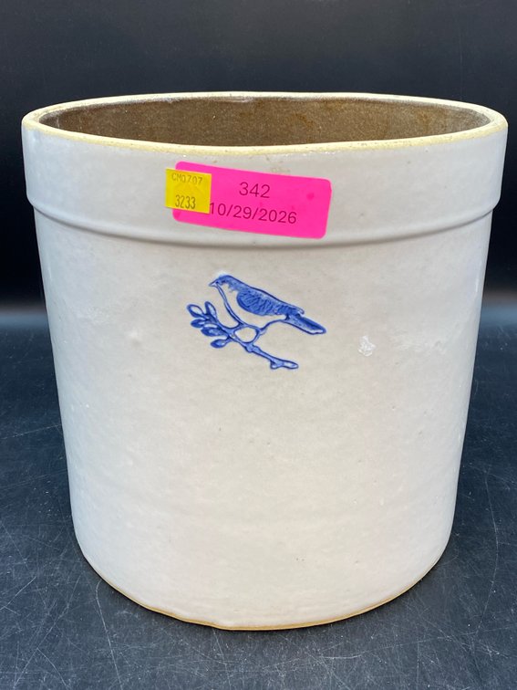 Burley Clay Bluebird 2 Gal. Stoneware Crock