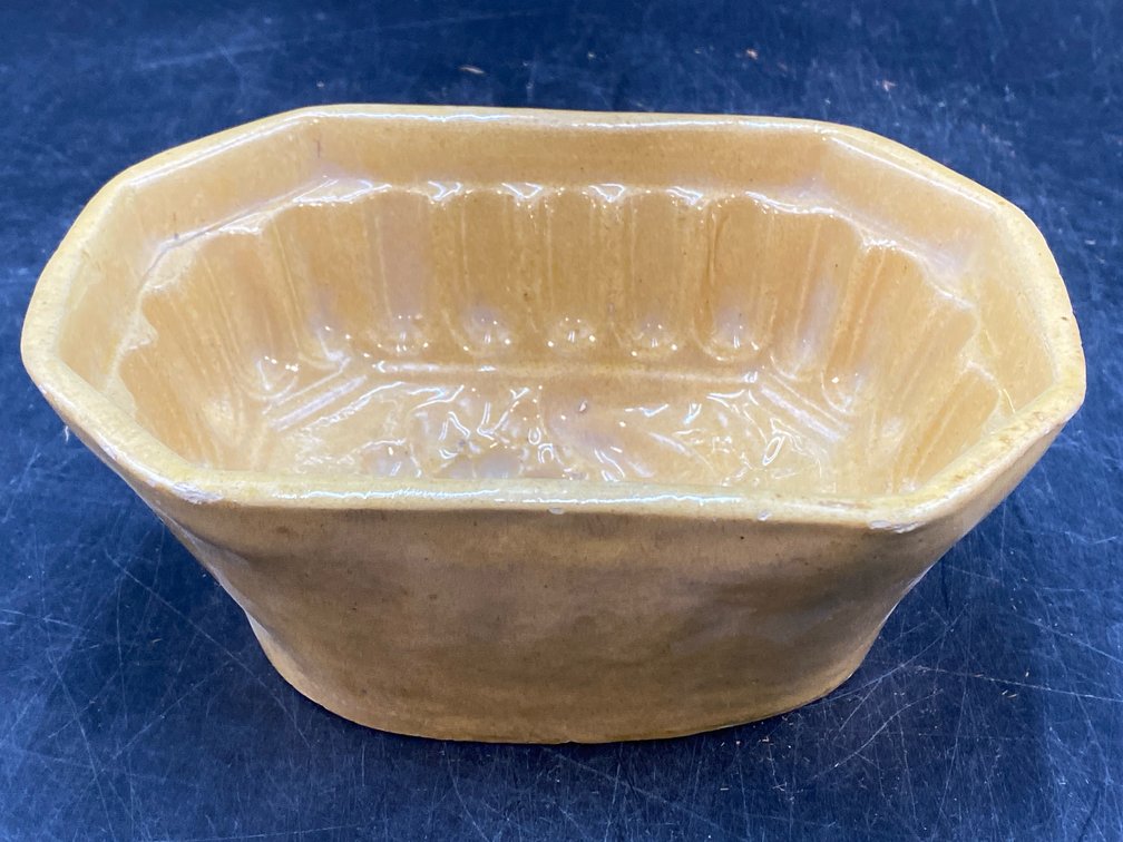 Yellow Ware Ceramic Baking Mold