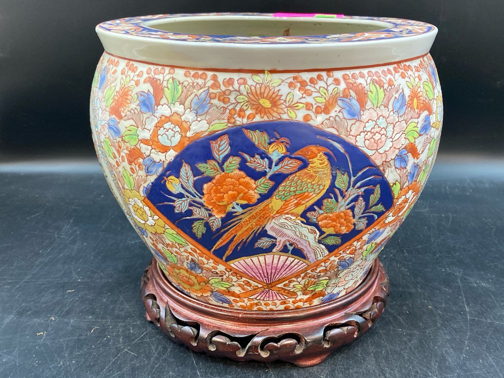 Porcelain Fishbowl Planter
