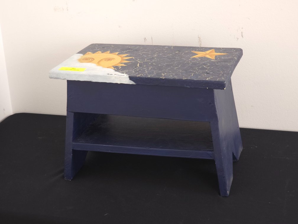Hand Painted Stool