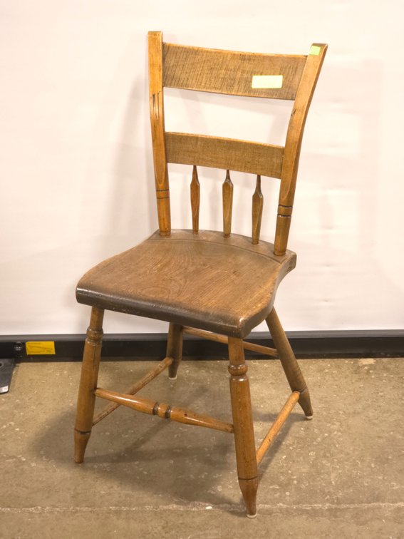 Plank Seat Side Chair
