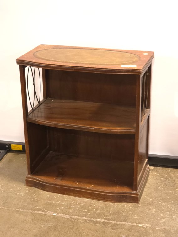 Leathertop Library Shelf