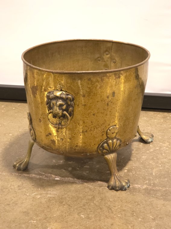 Brass Kindling Bucket
