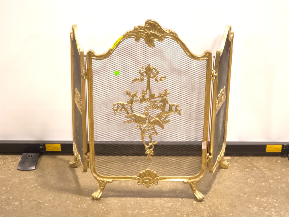 Brass Firescreen