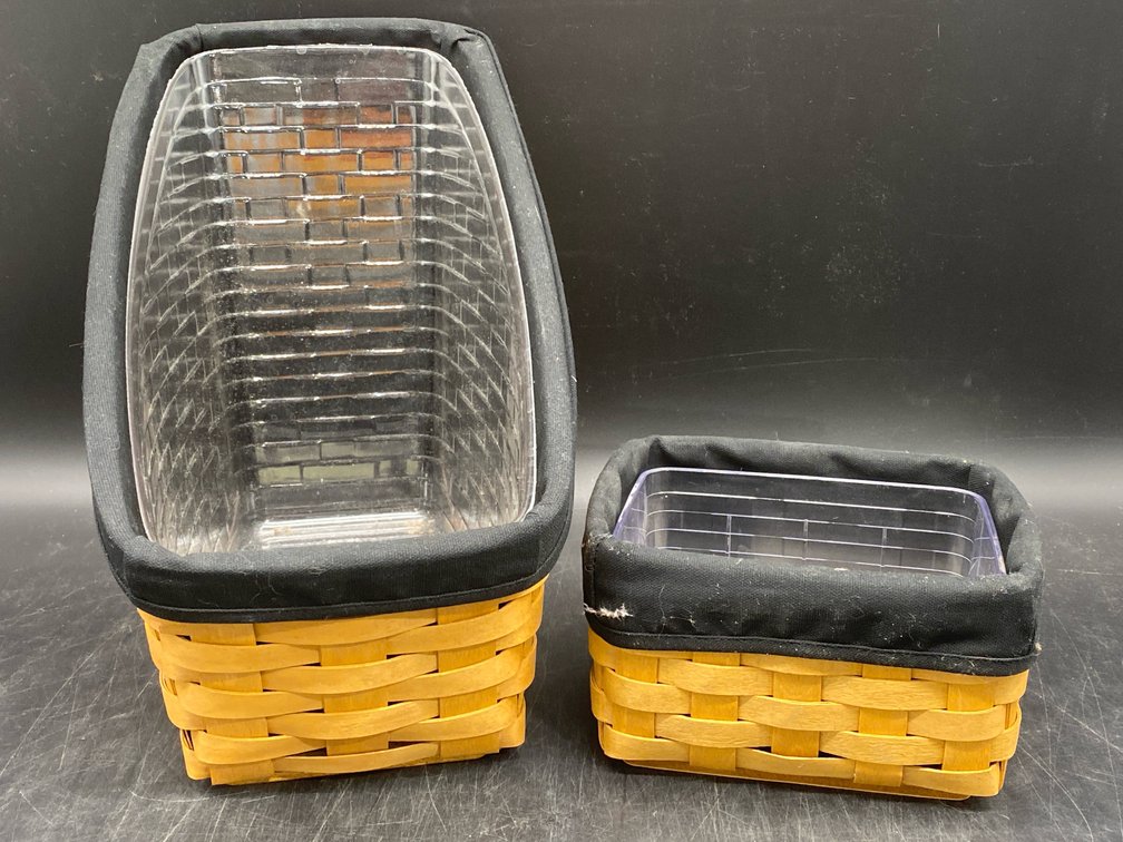 Longaberger Catolog & Card File Baskets