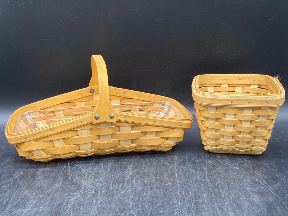 Longaberger "Blossoms" & "Seedling" Baskets