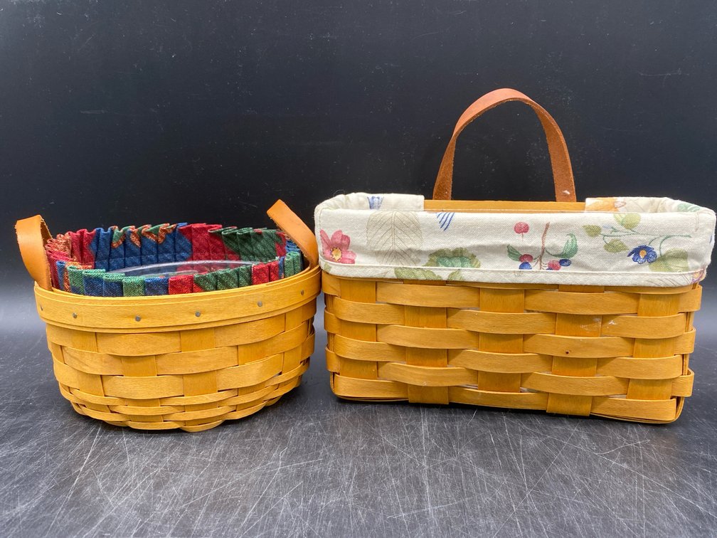Longaberger Basket Duo