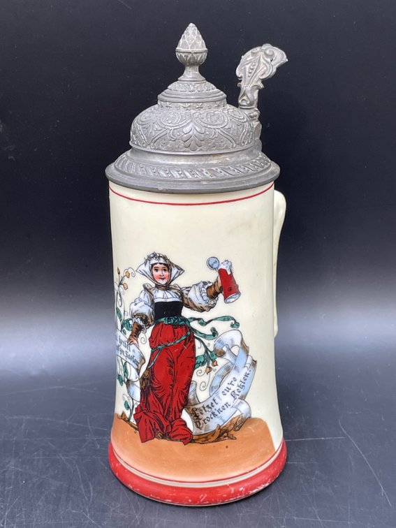 Lidded Beer Stein