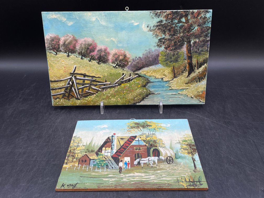 Original Oil on Board Paintings