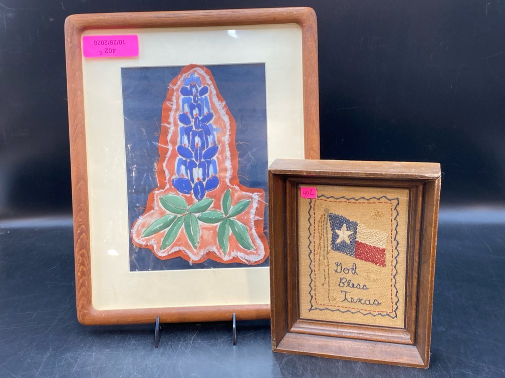Framed Fabric Art