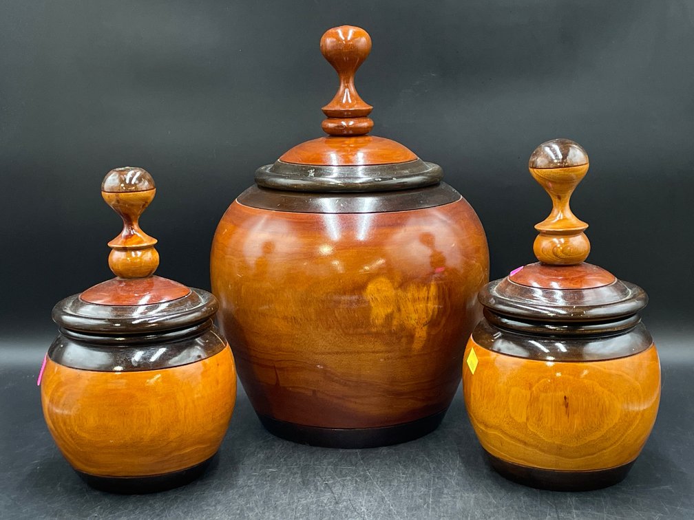 Wooden Urn Assortment