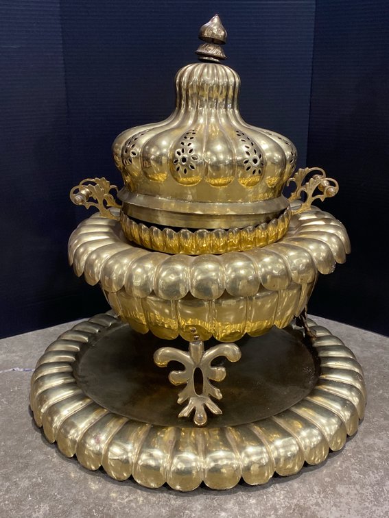 Turkish Brass Brazier