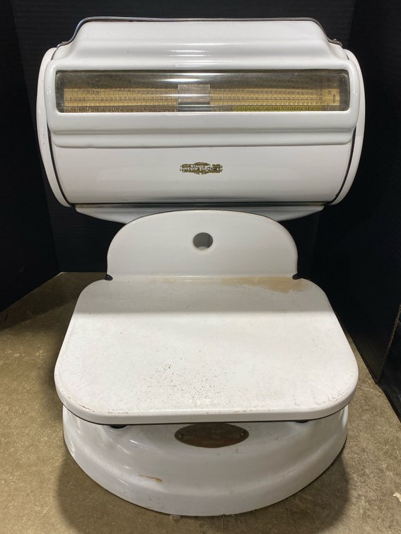 Standard Computing Scale Co. Porcelain Counter Scale