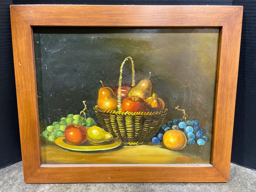 Fruit on Table Oil Painting