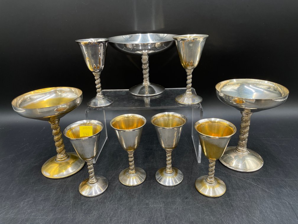 Silver Plated "Grapevine Stem" Drinkware