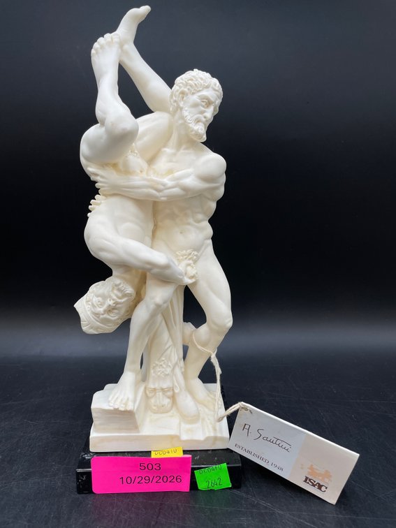 (A. Santini) Hercules Statue Replica
