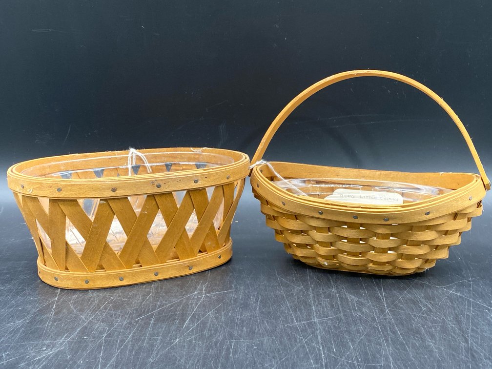 Longaberger Little Laundry & Crocus Baskets
