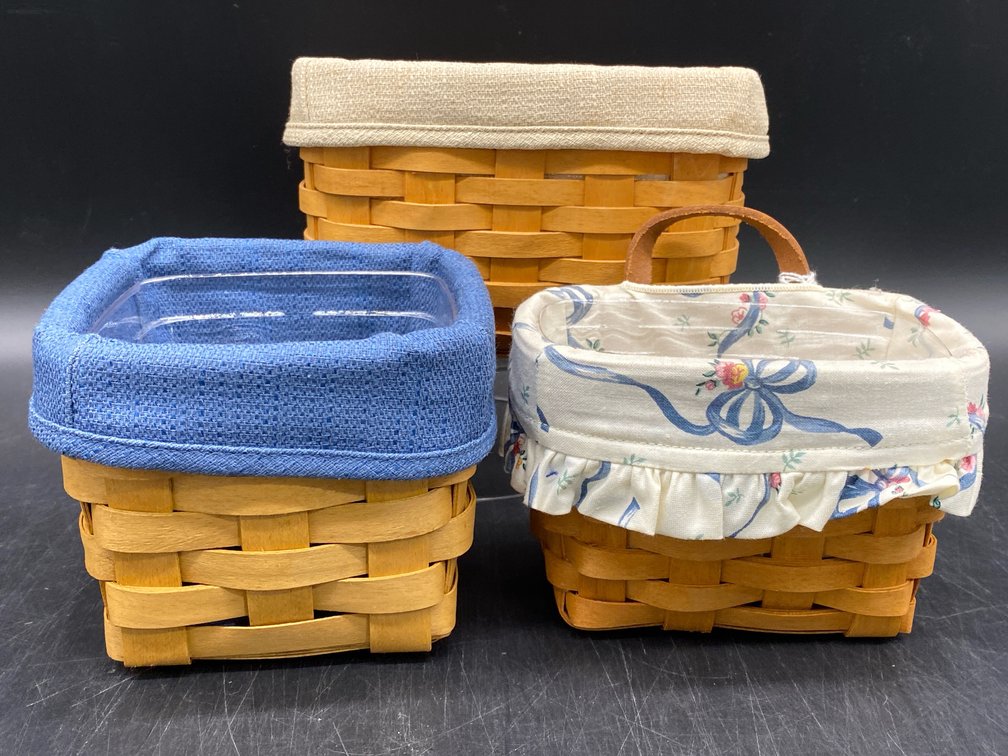 Longaberger Miniature Accent Baskets