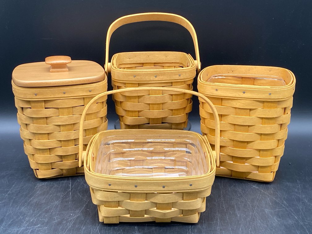 Longaberger Handcrafted Maple Baskets