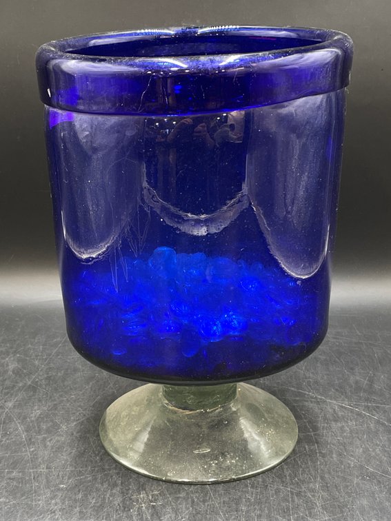 Glass Hurricane Vase