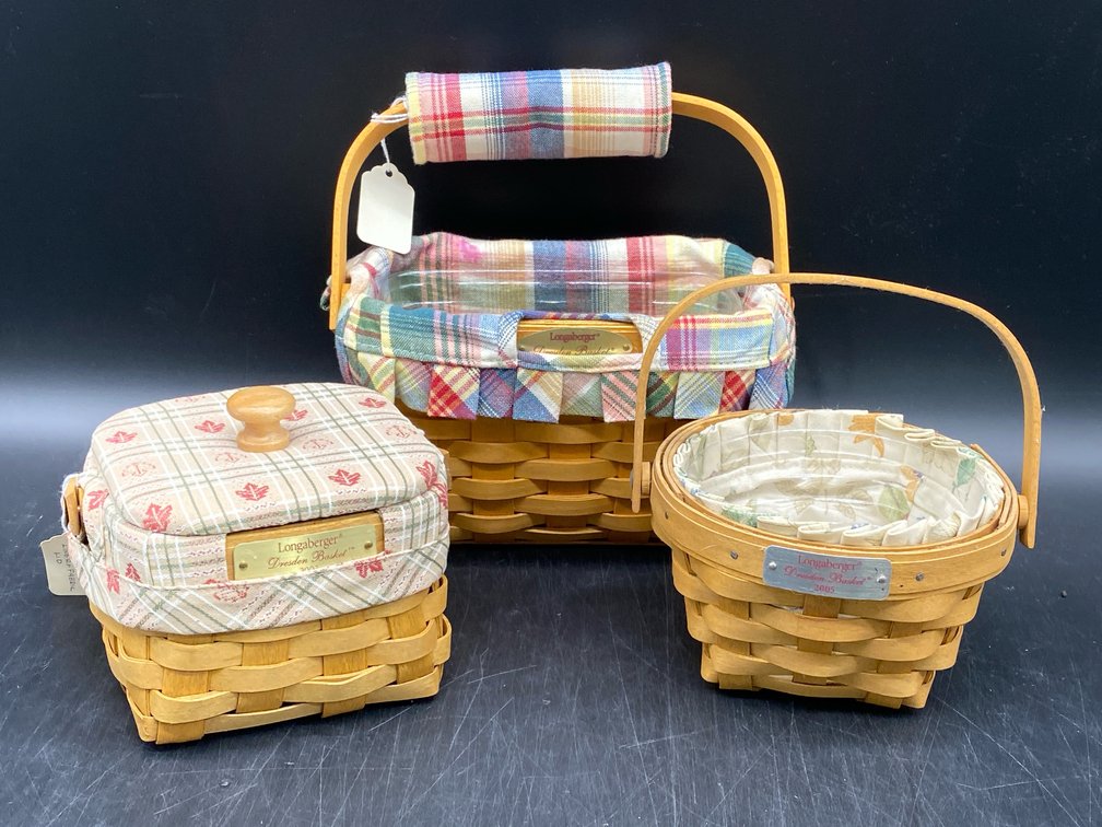 2000's Longaberger "Dresden" Baskets