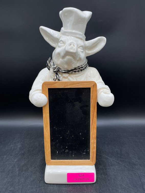 French Country Pig Figurine