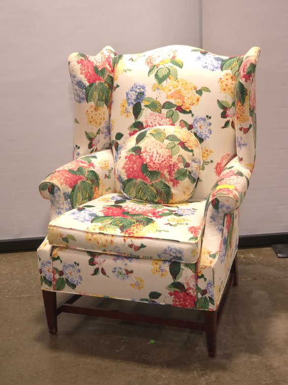 Floral Wingback