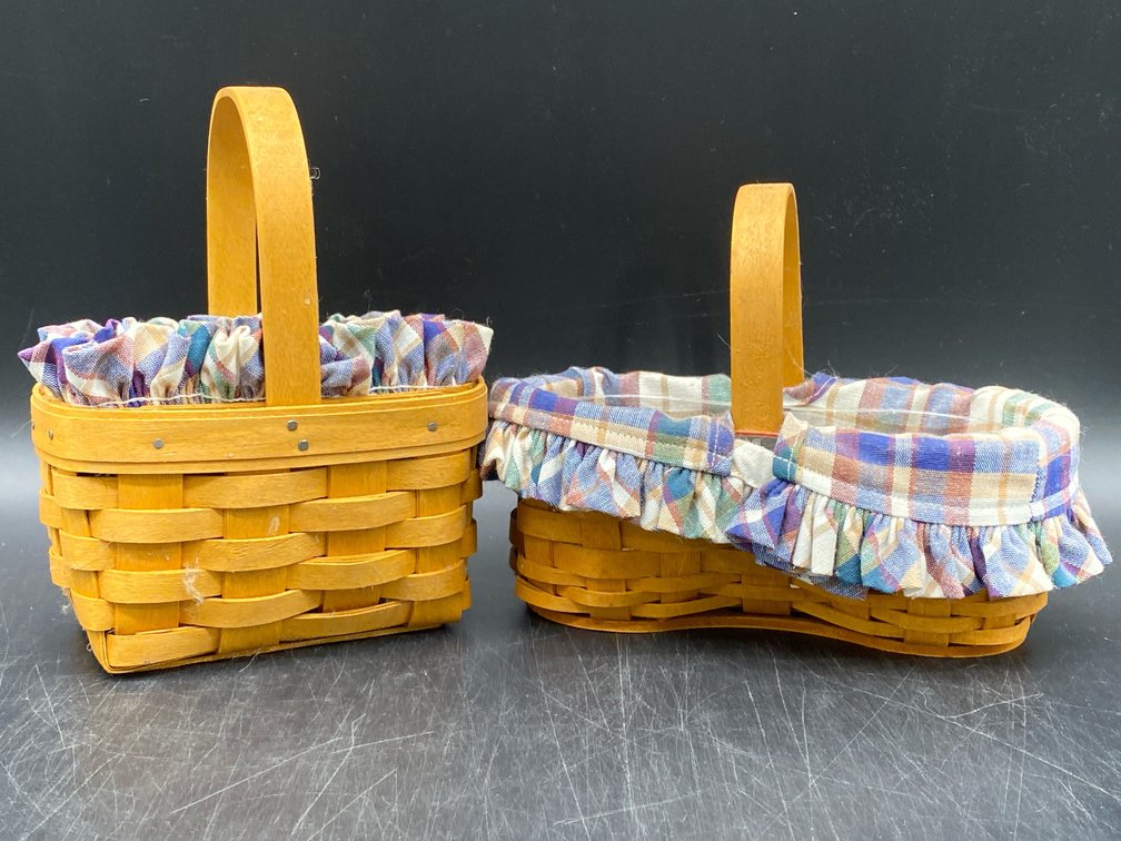 2000 2001 Longaberger Small Baskets