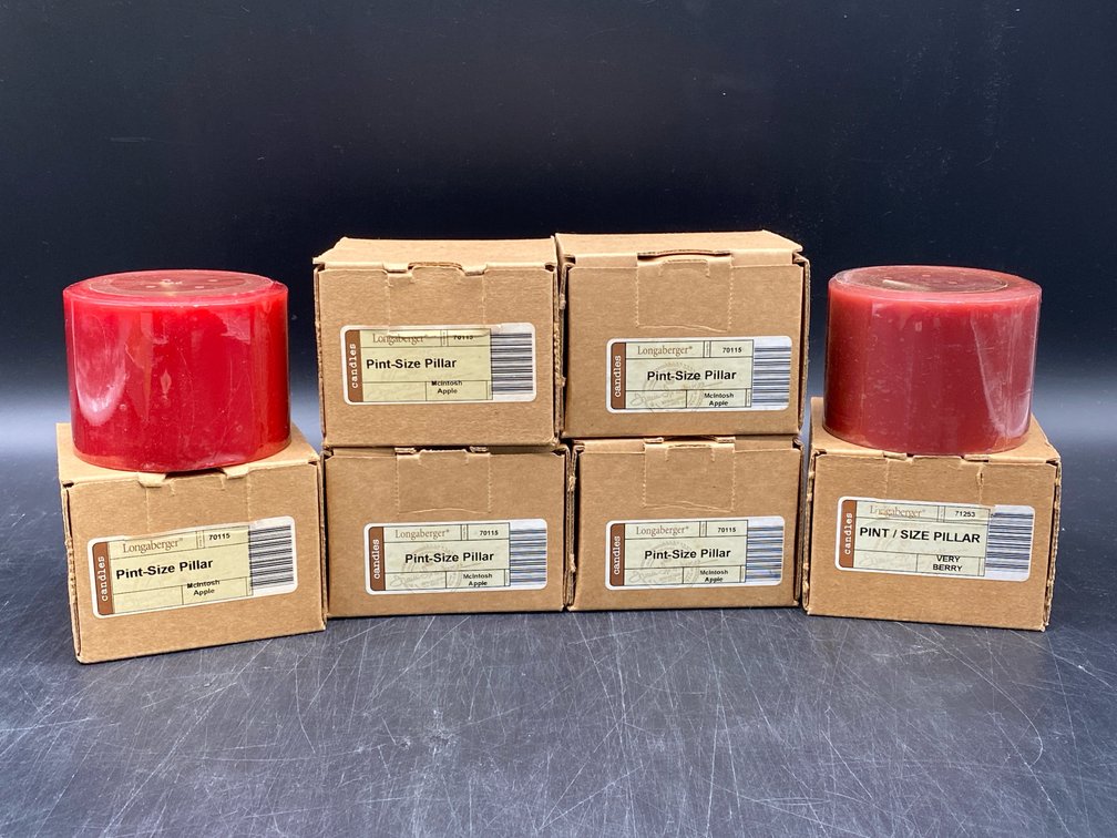 Longaberger Red Candles