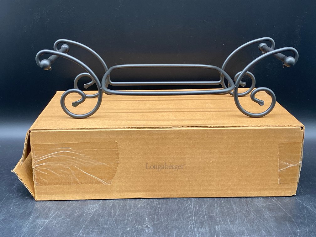 Longaberger Wrought Iron Baking Dish Caddy