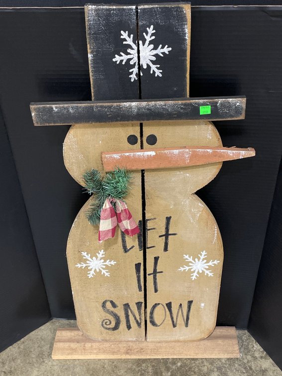 Snowman Porch Decor