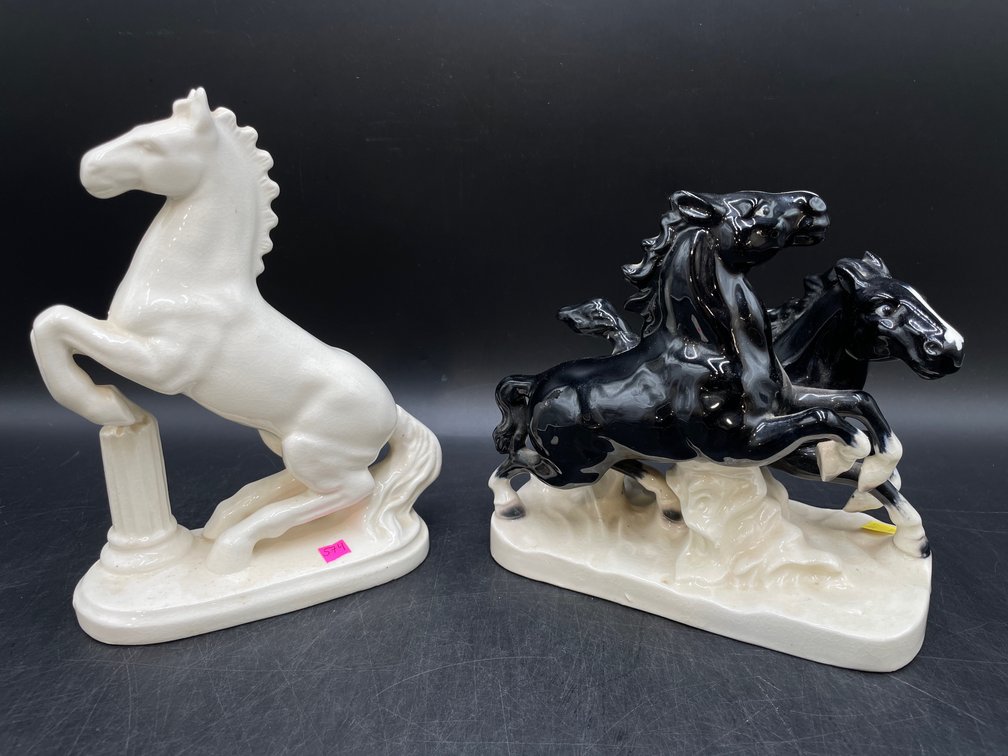 Equestrian Ceramic Figurines