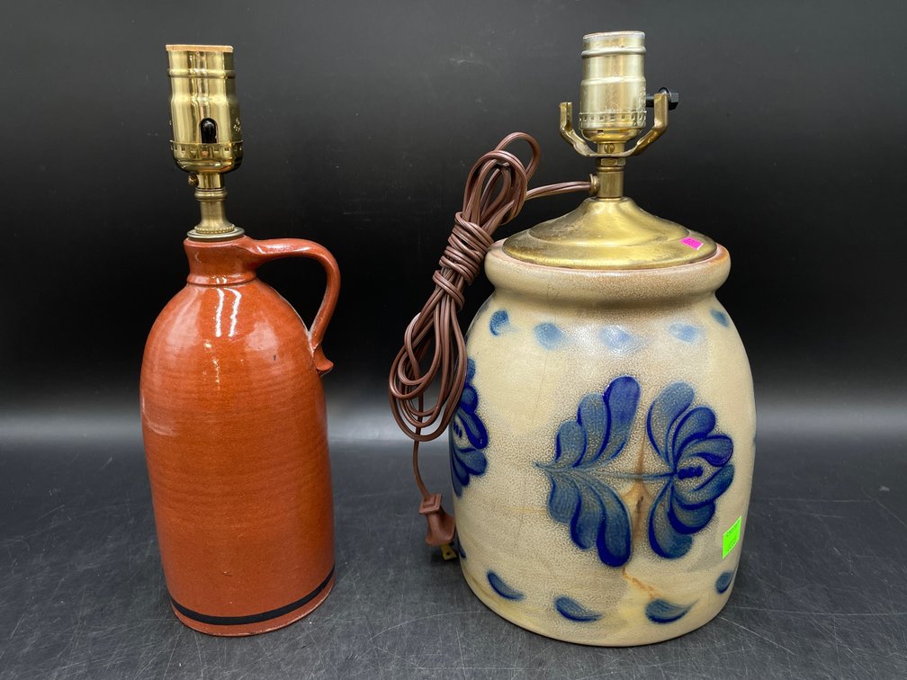 Farmhouse Stoneware Table Lamps
