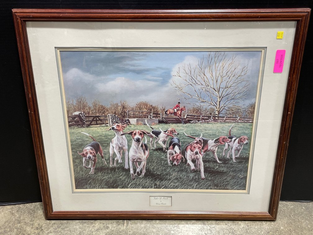 Werner Rentsch Hunt Scene