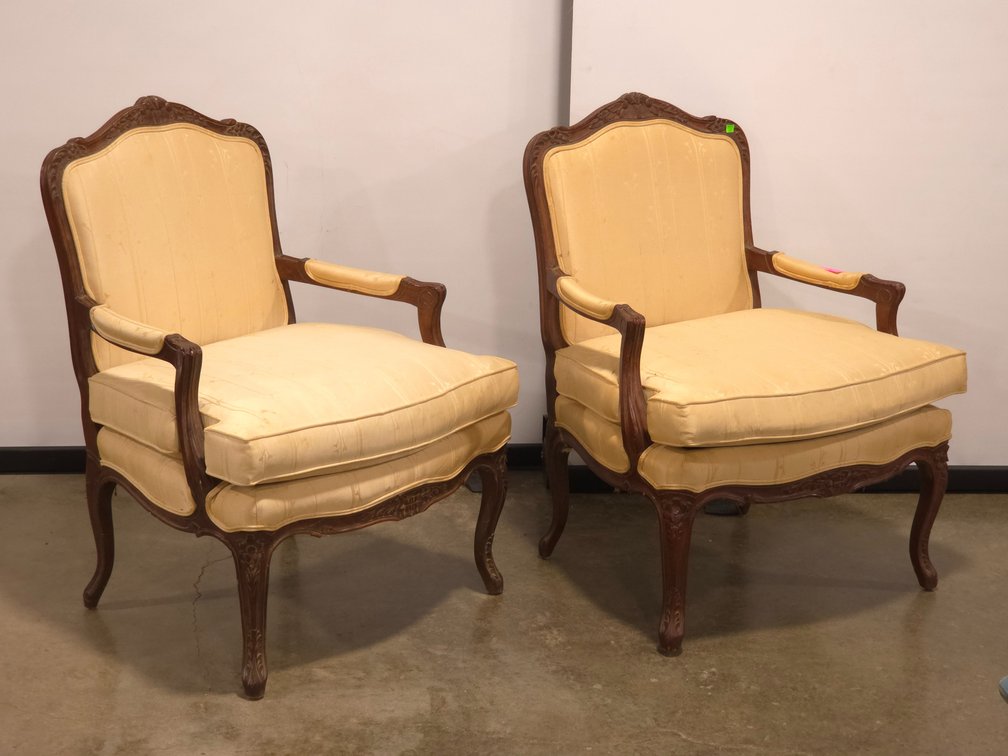 Frederick Edward Bergere Chair Duo