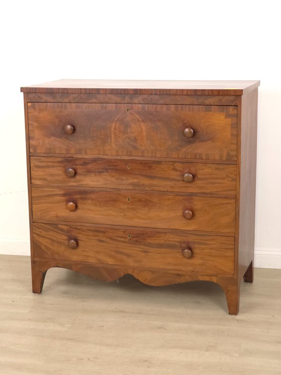 Figured Federal Chest of Drawers