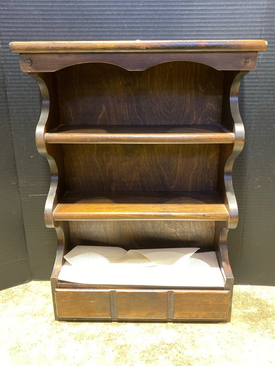 Wooden Curio Shelf
