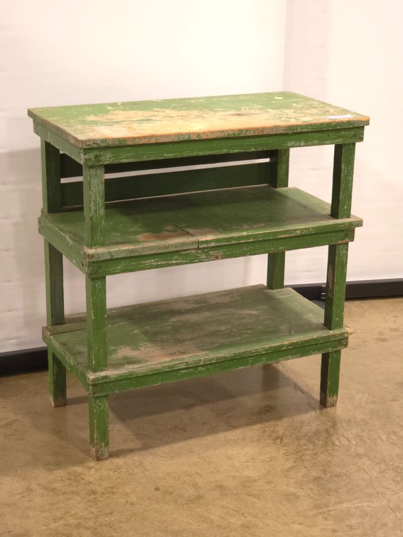 Painted Country Shelves