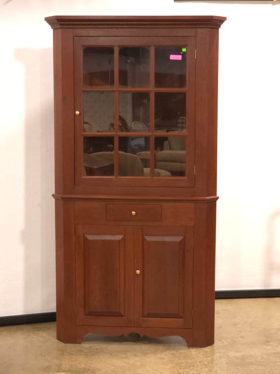 Cherry Corner Cabinet