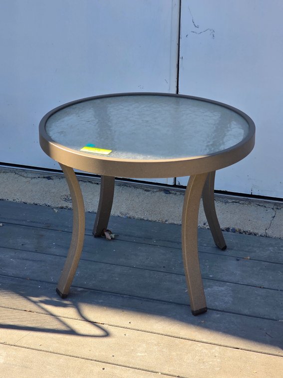 Round Patio Side Table