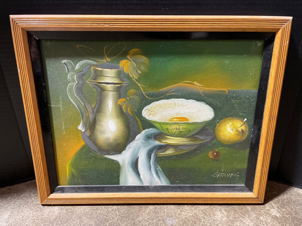 Graves Framed Still Life Painting