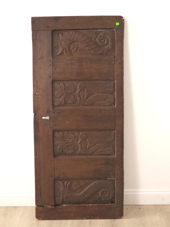 Late 18th c. French Carved Chest Door