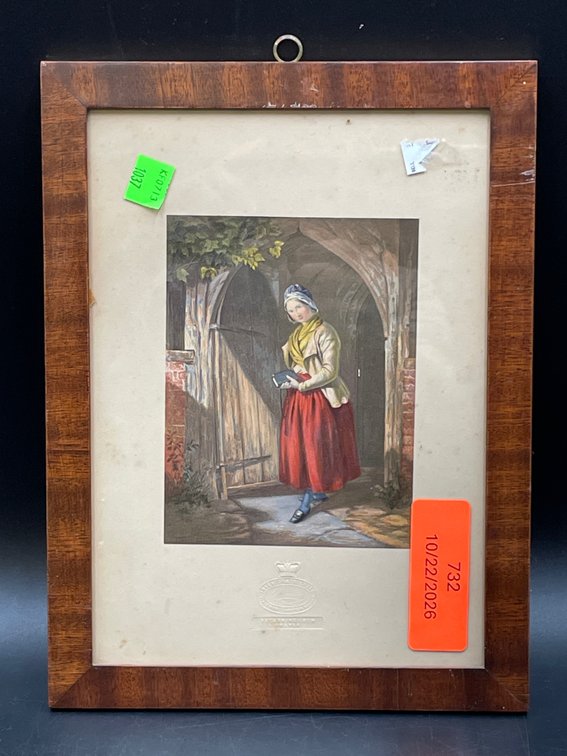 Baxter "Returning From Prayer" Framed Print