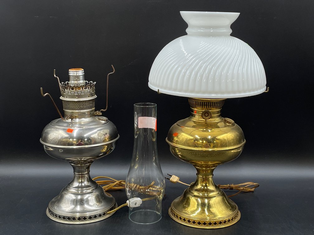 Electrified Table Oil Lamps